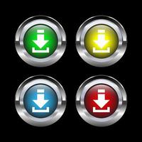 Click here vector buttons collection. Internet clicking button icons