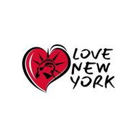 i love new york, Concept with Statue of Liberty. Good for scrap booking, posters, textiles, gifts, travel sets vector