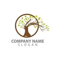 tree logo graphic design concept. Editable tree element, can be used as logotype, icon, template in web and print vector