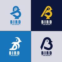 Bird B Logo - Vector logo template