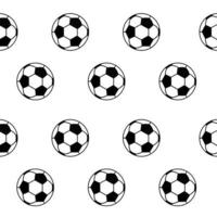 vector seamless pattern with balls, soccer ball and a background.