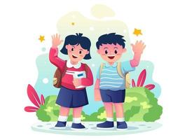 Back To School Illustration vector