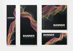 Modern banner design web template Set, web banner. Background for website design, Social Media Cover ads banner, flyer, invitation card vector