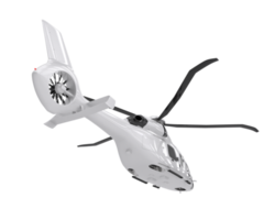 Helicopter isolated on transparent background. 3d rendering - illustration png