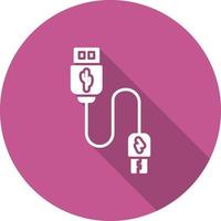 Usb cable Vector Icon
