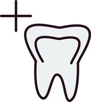 icono de vector de dentista