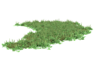 Realistic foliage isolated on transparent background. 3d rendering - illustration png