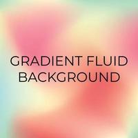 Colorful Gradient Mesh Fluid Background Design vector