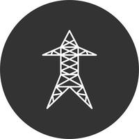 icono de vector de torre eléctrica