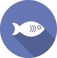 icono de vector de pescado