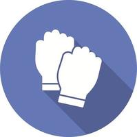 Hand gloves Vector Icon