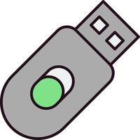 Flash drive Vector Icon