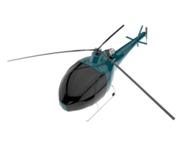 Helicopter isolated on transparent background. 3d rendering - illustration png