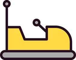 Bumper Car Vector Icon