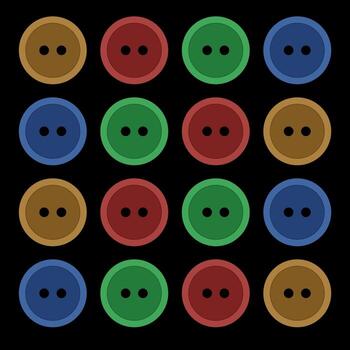 suit buttons background. colorful button background. vector