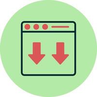 Landing Page Vector Icon