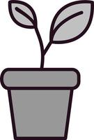 Plant pot Vector Icon