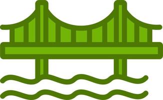 icono de vector de puente