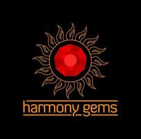 Harmony Gems logo. Monogram Harmony gems. vector