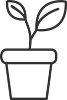 Plant pot Vector Icon