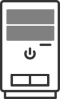 Cpu tower Vector Icon