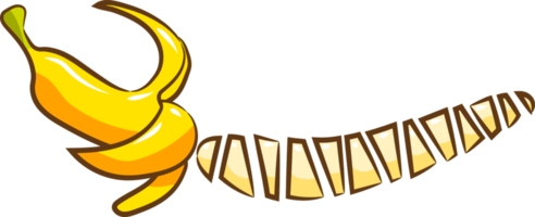 Banana png graphic clipart design