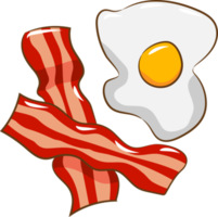 huevo tocino png gráfico clipart diseño