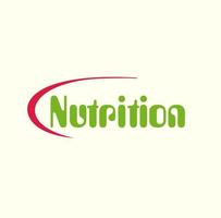 nutrition logo vector logo. nutrition logo.