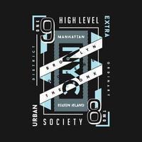 high level society lettering text frame graphic t shirt print vector