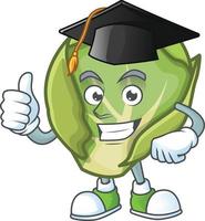 Brussels sprouts cartoon character style vector