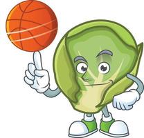 Brussels sprouts cartoon character style vector