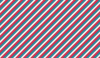 Red and blue diagonal lines seamless pattern abstract. Barbershop vintage texture. EPS 10 vector