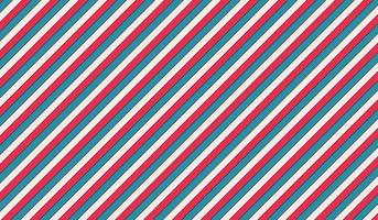 Red and blue diagonal lines seamless pattern abstract. Barbershop vintage texture. EPS 10 vector