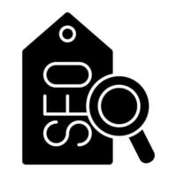 Premium download icon of seo tag vector