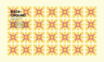 Geometric square pattern background template copy space for poster, banner, flyer, brochure, leaflet, or pamphlet vector