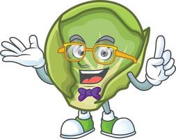 Brussels sprouts cartoon character style vector