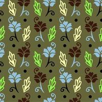 Seamlessly repeatable abstract pattern. Majestic background. Editable vector for Textile