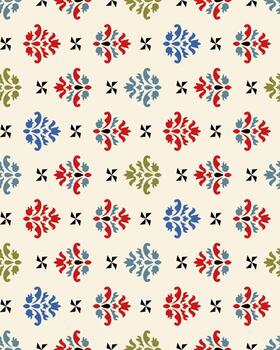 patrón abstracto perfectamente repetible. fondo majestuoso. vector editable para textil