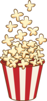 pop-corn png conception de clipart graphique