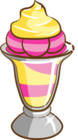 Eisbecher png Grafik-Clipart-Design