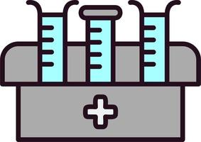 Test tube Vector Icon