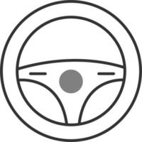 Steering Wheel Vector Icon