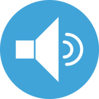 Audio icon png graphic clipart design