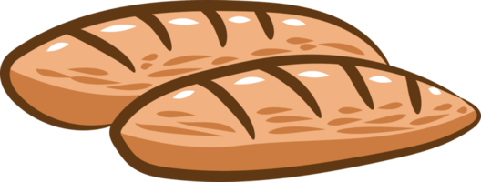 Bread png graphic clipart design