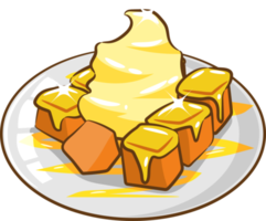 miel toast png graphique clipart conception