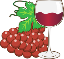 Grape png graphic clipart design