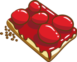 Cheesecake png graphic clipart design