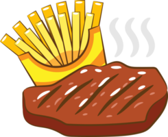 Steak png graphic clipart design