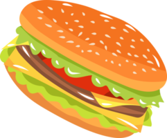 hamburger PNG grafisch clip art ontwerp