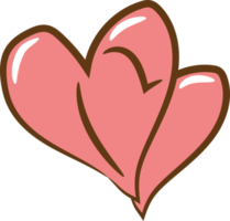 Heart png graphic clipart design